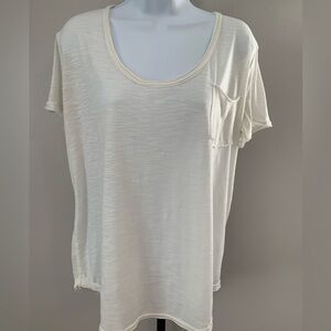 POL White Relaxed Short Sleeve Tee